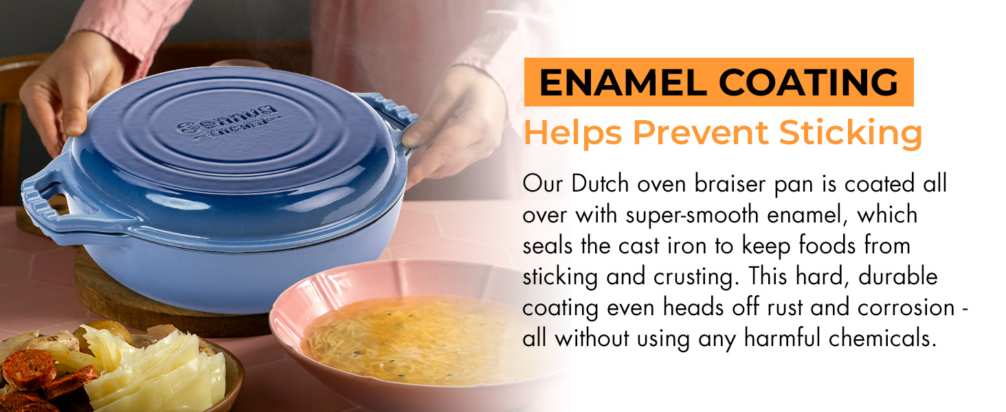 dutch oven pot with lid cast iron skillet set chicken fryer cast iron pan oven safe pan enamel coat