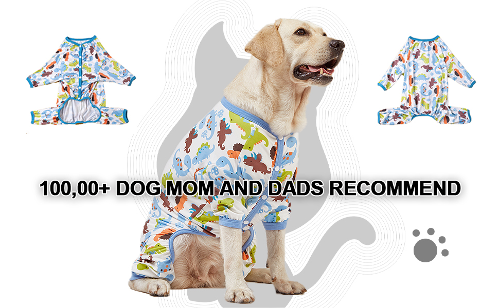 large pajamas for dogs