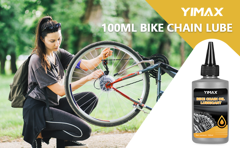 Bike Chain Lube, YIMAX 100 ml Premium Bike Chain Lubricant, Bicycle