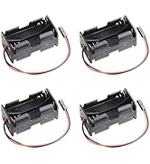 DIYmalls 4 Cell 6V AA Battery Holder Case Cover Storage Box w/ 2P FUT J Plug Connector for Flysky...