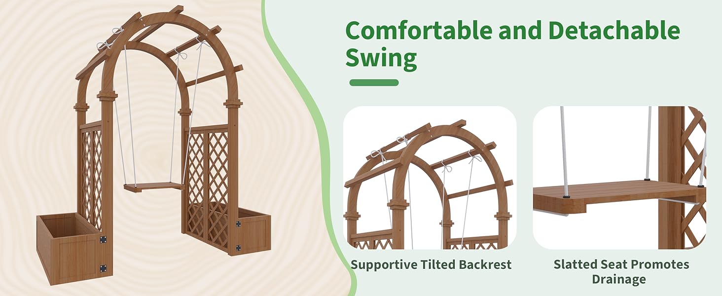 Garden Arch-Brown