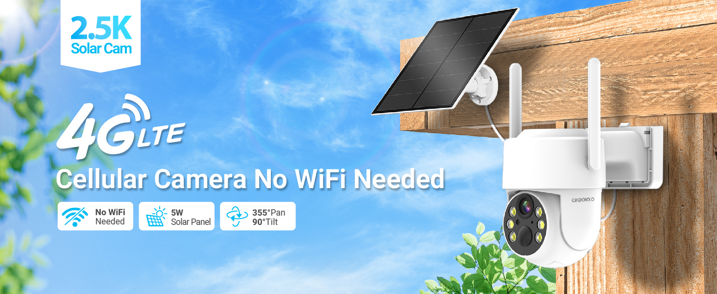 4G LTE Cellular Security Camera