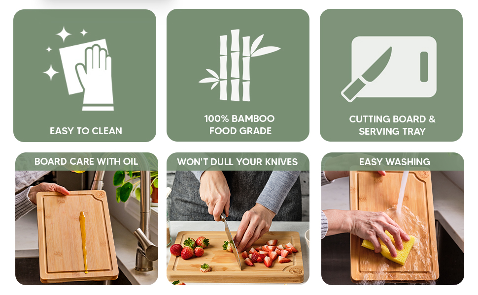 HAVENIX Wooden Chopping Board