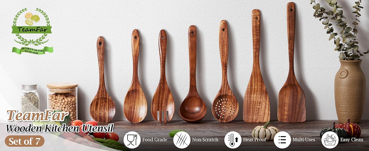 Wooden Spoons for Cooking
