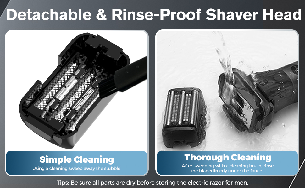 Electric Razor for Men, 2Speed 5Blade Electric Shavers