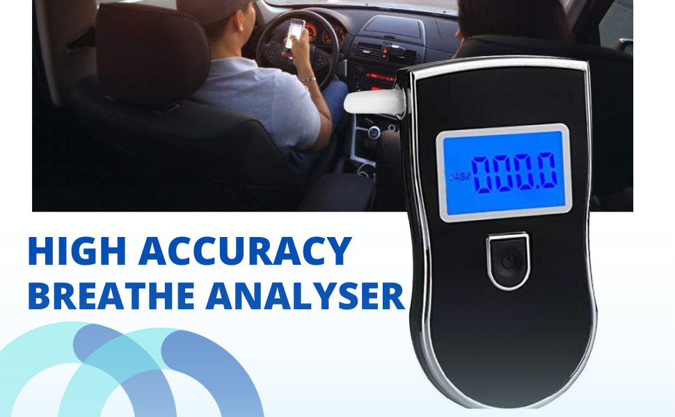 Cocock Personal Breathalyzer,Portable Breath Alcohol Tester Digital