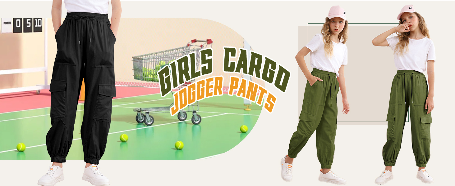 Girls Cargo Pants