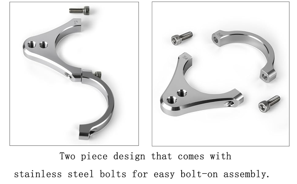 39mm Universal Fork Brackets Steering Damper Fork Mounting Clamp