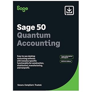 Sage 50 Quantum Accounting software subscription