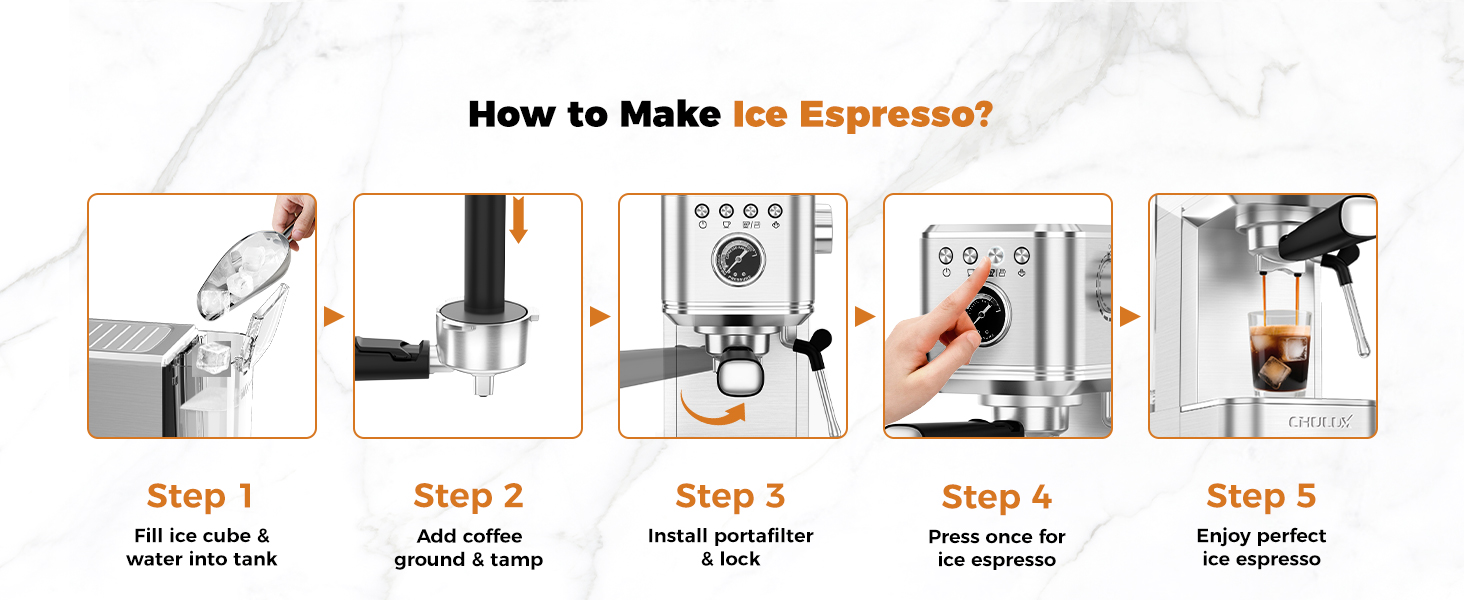 how to make ice espresso