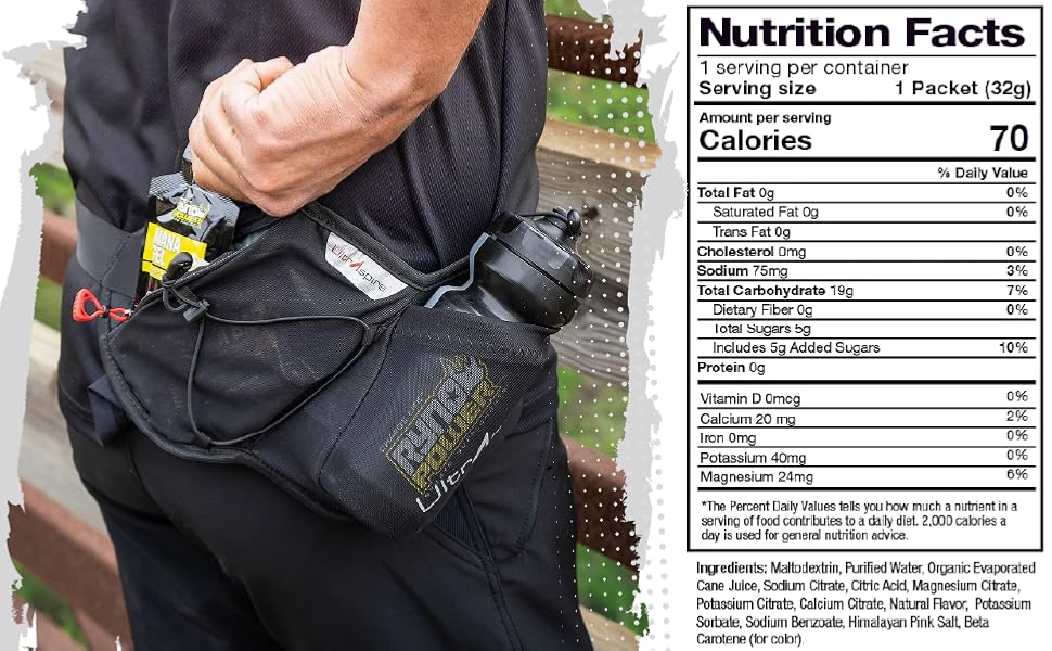 Nutrition facts mana perfomance gel lemon meringue