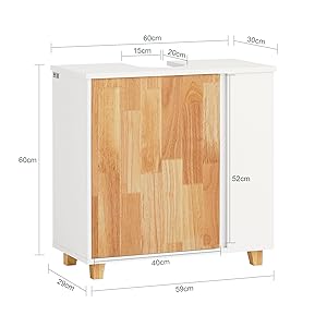 white wooden cabinet with a glass door