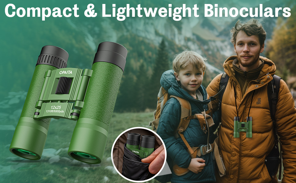 lightweight pocket binoculars