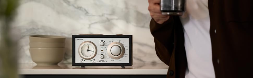 Amazon.com: Tivoli Audio Model Three Bluetooth Clock Radio