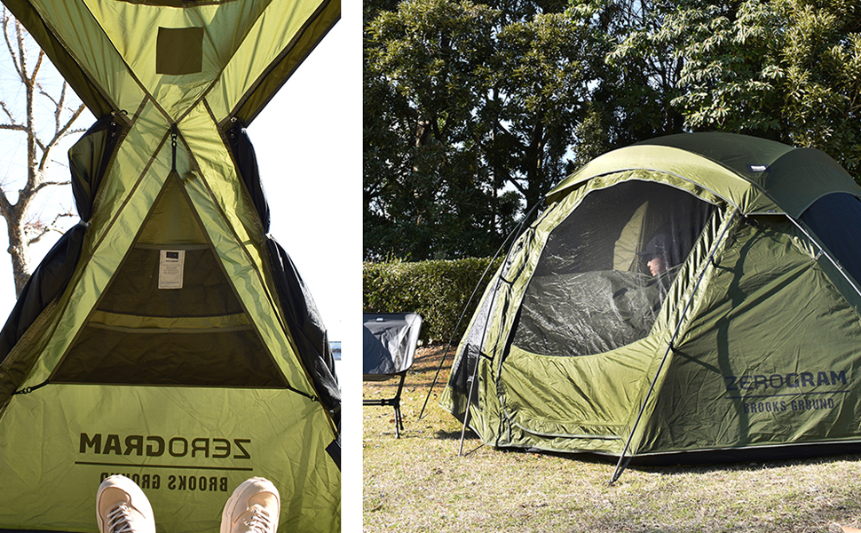 Amazon.co.jp: ZEROGRAM Brooks Ground Dome Shelter / Overwhelming
