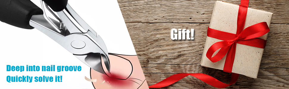 Podiatrist Toenail Clippers, Professional Thick & Ingrown Toe Nail Clippers