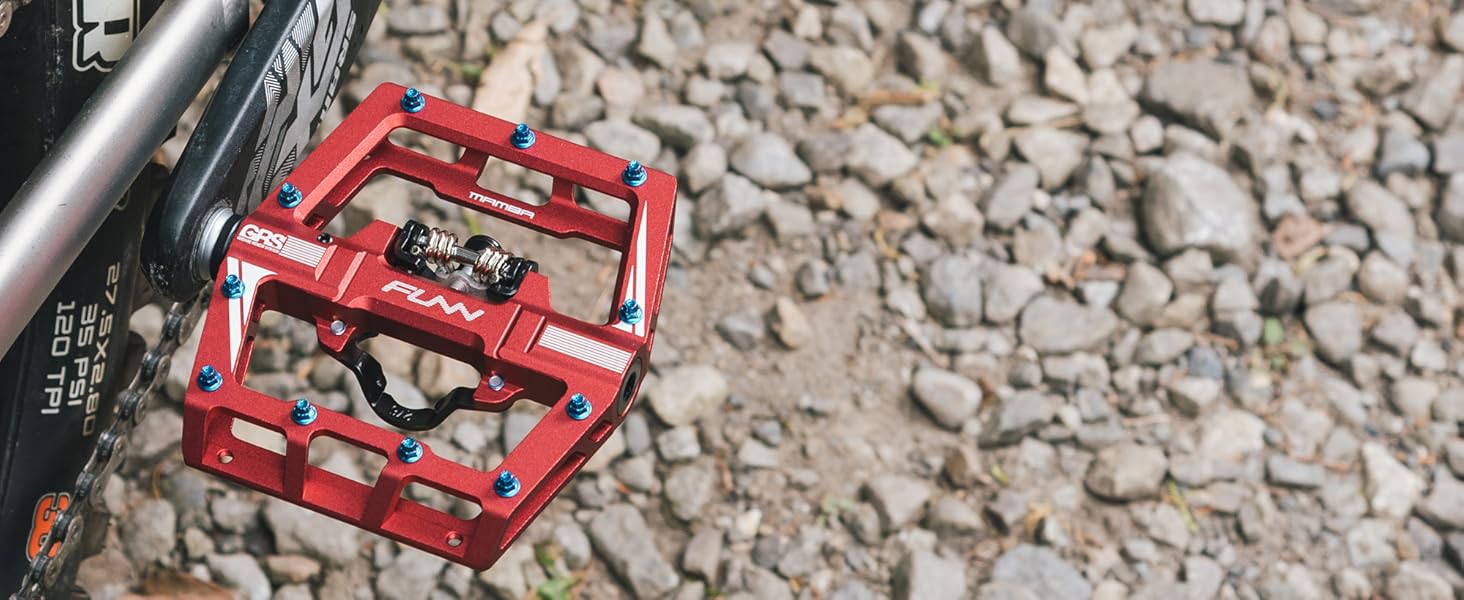 Funn マンバ Mamba ビンディング ペダル 片面 SPD 対応 マウンテンバイク ペダル フラットペダル マウンテンバイク BMX 自転車 グラベル自転車