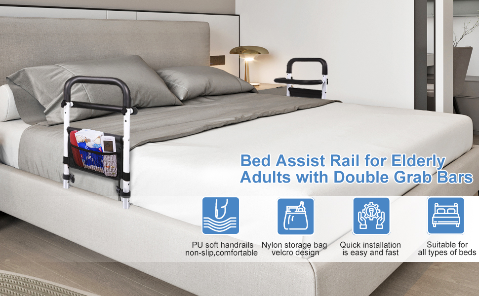 Bed Rails for Elderly Adults Bed Side Assist Rail for