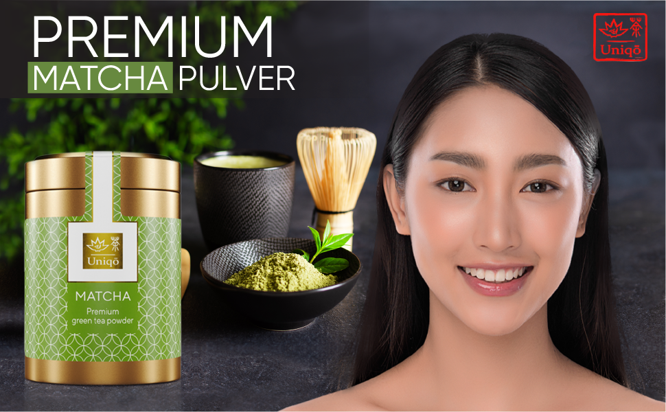 Premium matcha powder from TEA Uniqo