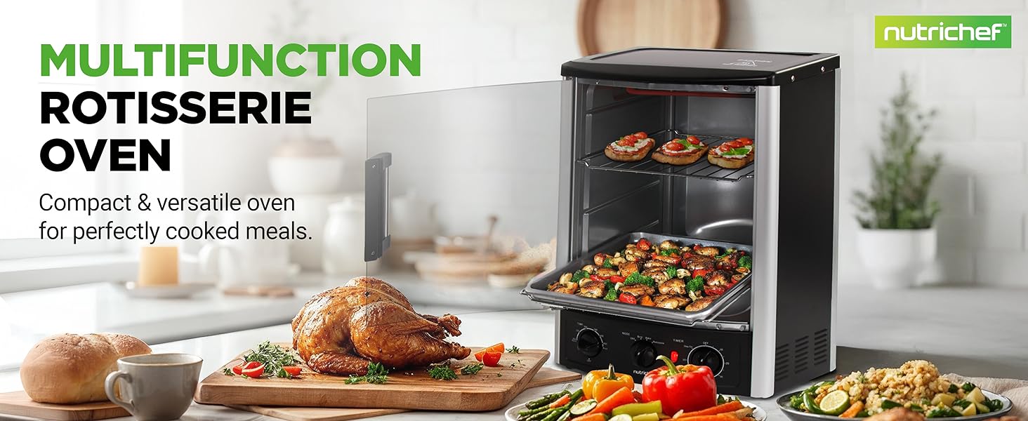 roaster oven rotisserie machine roasting vertical electric rack chicken kebab turkey shawarma 