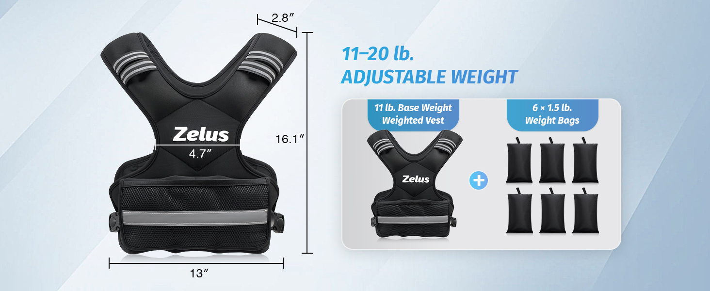 adjust weighted vest