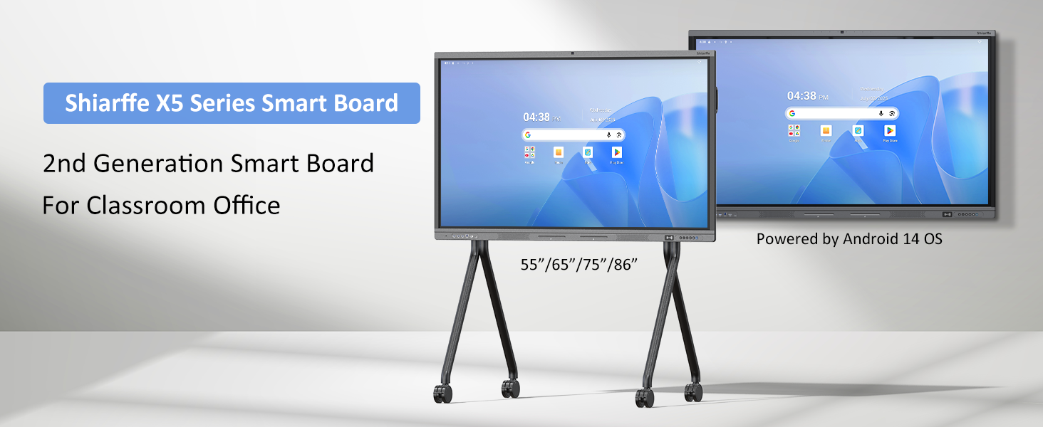 Shiarffe X5 Smart Board Professional Model for all in one for co-working space