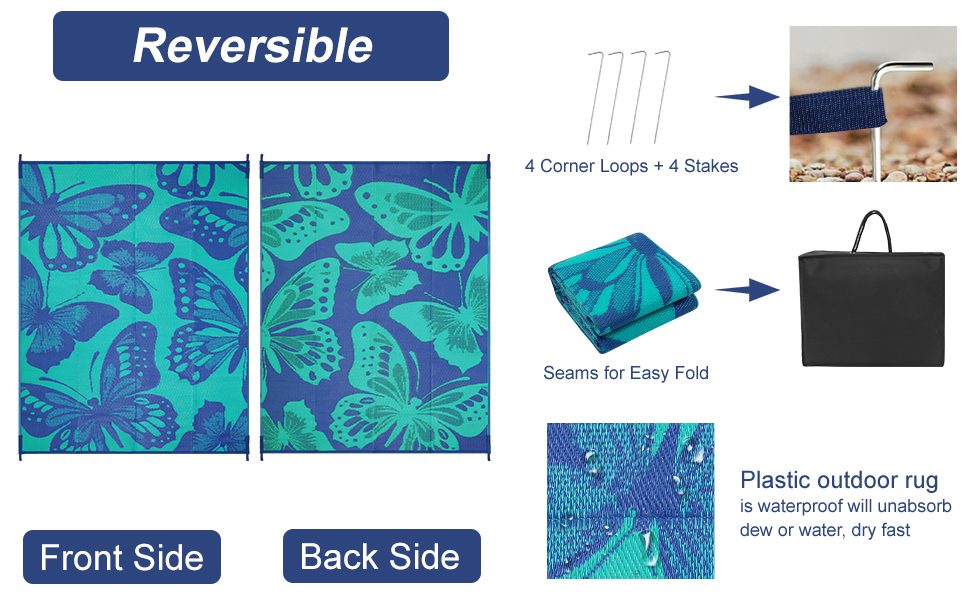Outdoor Plastic Patio Rugs