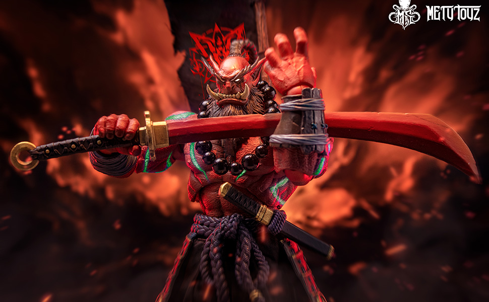 Amazon.com: METYTOYZ Corrup Devil Orc Swordsman Action Figure