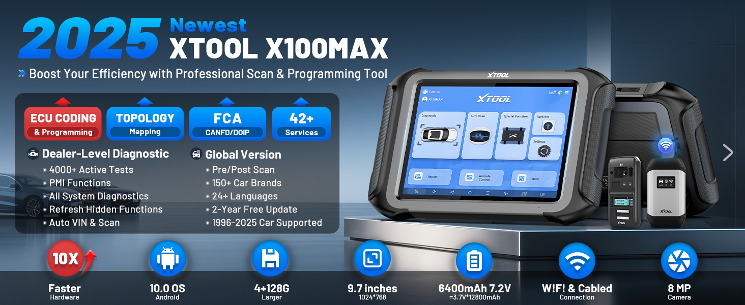 X100MAX obd2 scanner