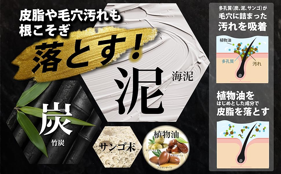 Amazon.co.jp: スカルプクレイパック 頭皮 トリートメント