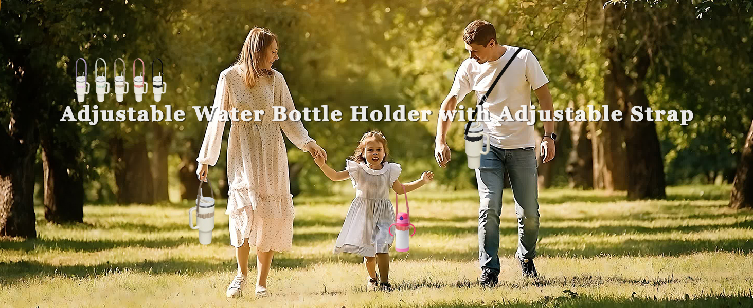 WXCGX Adjustable Water Bottle Handle with Adjustable Strap