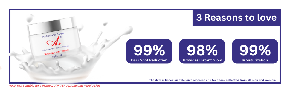 fairness night moisturizer cream for men and women