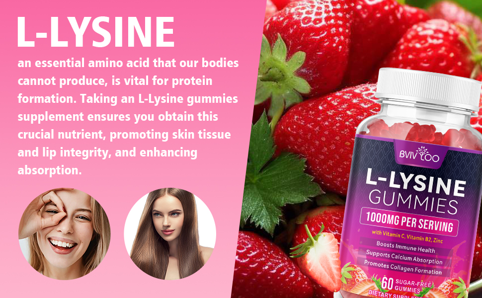 L-Lysine Gummies 1000mg