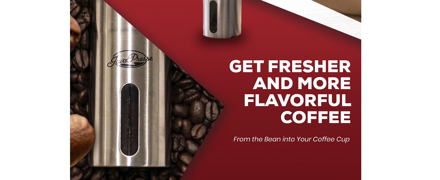 JavaPresse Pour Over Coffee Maker with Stand Hand Drip Brewer with Reusable Filter