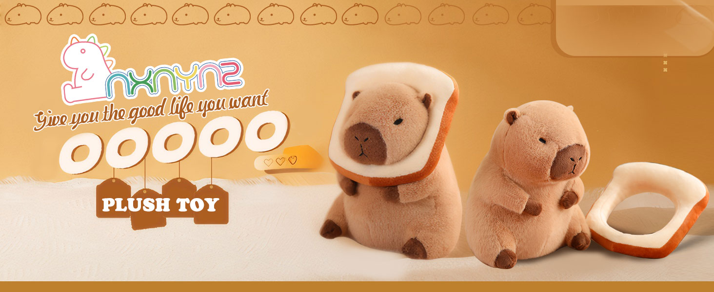 Cute Capybara Plush Kawaii