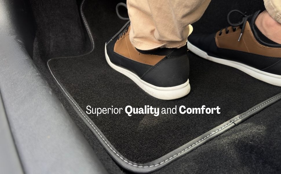 AUTOCARPET Tesla Model 3 Premium Carpet Floor Mats Custom