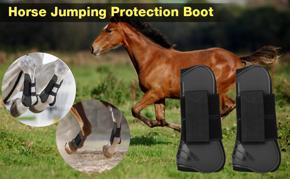 1 Pair Horse Jumping Protection Boot, Equine Knee Boot