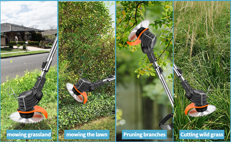 KYHSHJ Electric Weed Eater,21V Cordless Trimmer,with