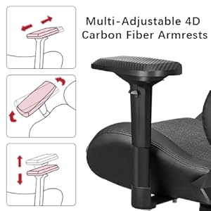 executive chair with 4D armrest with adjustable height armrest adjustable tilt rock tension