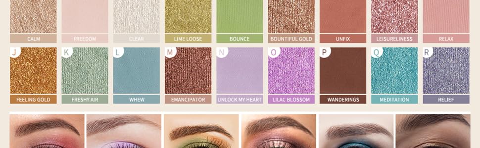 christmas eyeshadow hallowen matt shimmer shiny eyeshadow palette