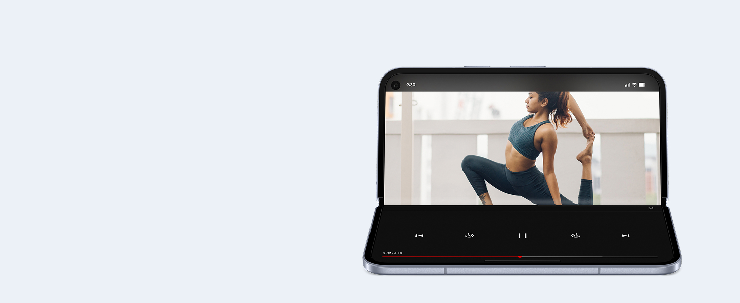 Get the perfect setup for hands‑free viewing.