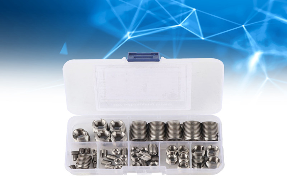 50pcs Stainless Steel Internal Thread Self Tapping Thread Inserts