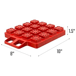 Stacker measurements: 8"W x 10"L x 1.5"H