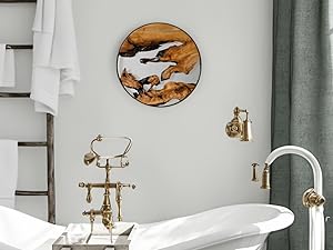 Amazon.com: WELLAND Cedar Wood Wall decoration Ornaments, 16