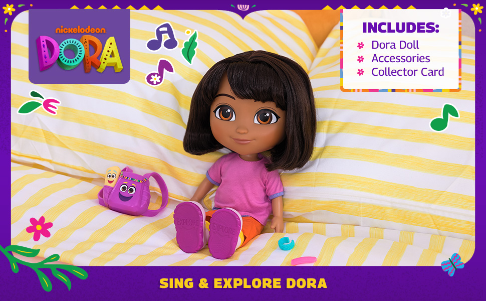 DORA 公式アカウント様 Amazon.com: Dora, Sing & Explore Dora Doll with Music, Sound