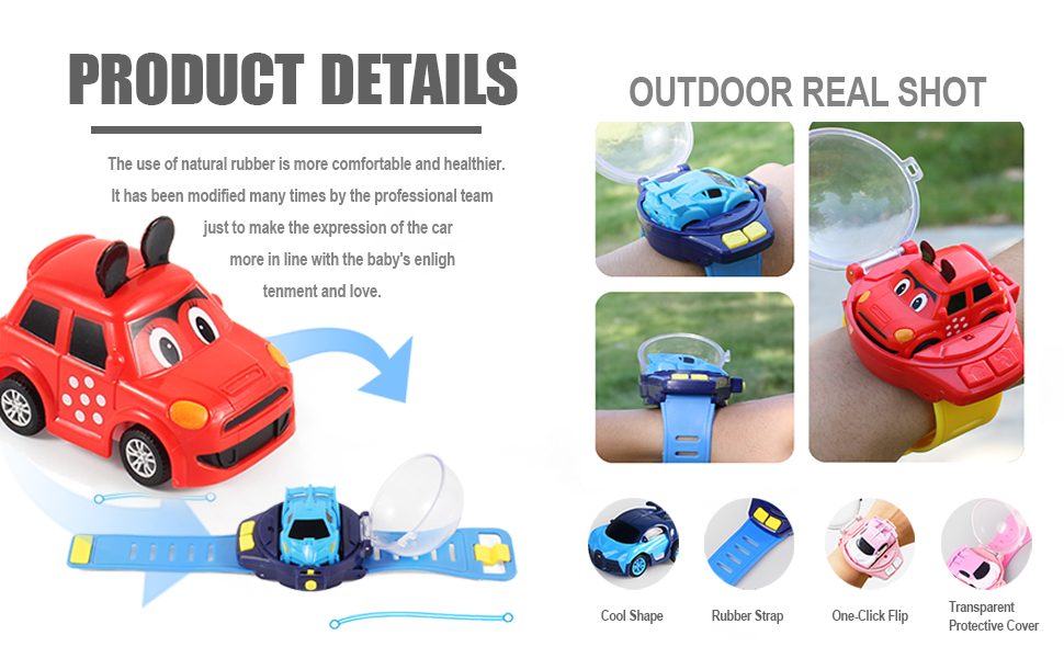 2.4G Mini Clever Distant Management Deformation Automobile Alloy Watch, Cartoon Distant Management Automobile Interactive Recreation Toys, Waterway Amphibious Racing Distant Management Battle Toys (Sky Blue) 13 watch remote control car watch cars toy