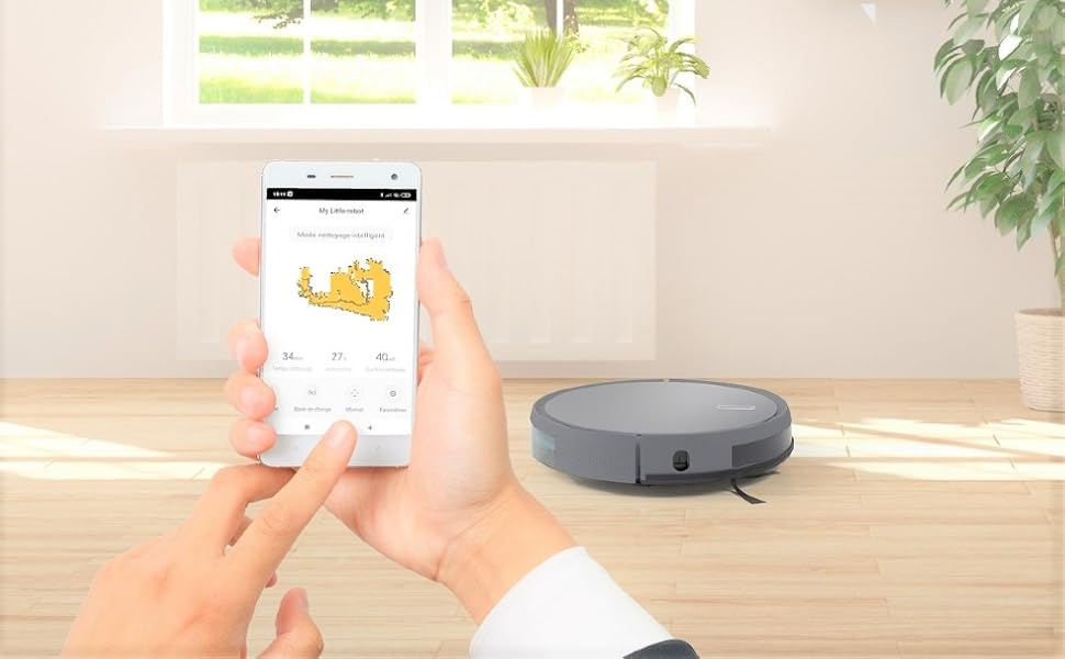 vysavač s aplikací bluetooth