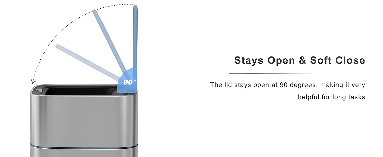 stays open & soft close