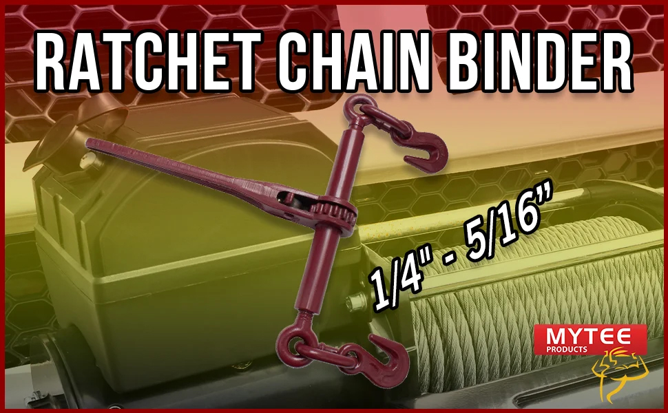 Mytee Products (2 Pack) Ratchet Chain Binder 1/4" 5/16