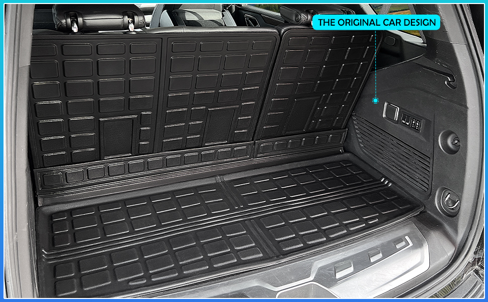 powoq Fit 20212023 Chevy Tahoe/GMC Yukon Trunk Mat TPE